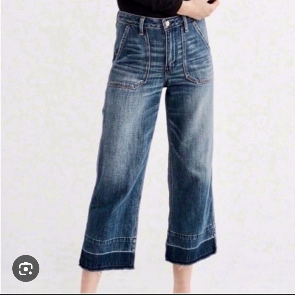 Abercrombie & Fitch Cropped Court Stovepipe Jeans NWT